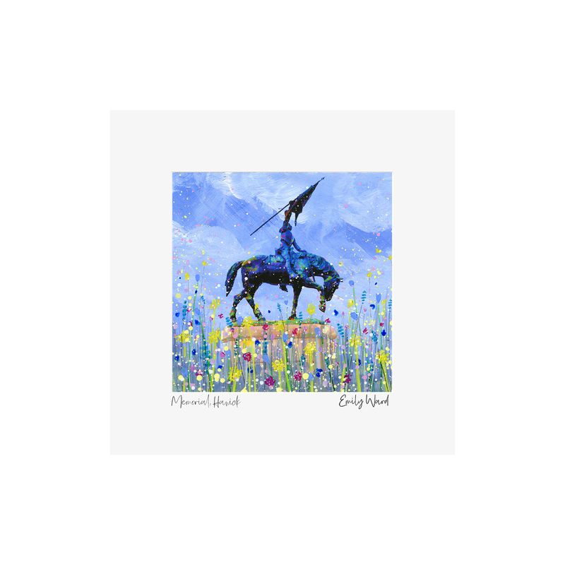 1514 Memorial, Hawick  Square Open Edition Print
