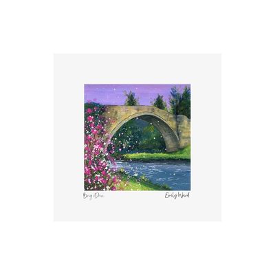 Brig o'Doon Square Open Edition Print Brig o'Doon Square Open Edition Print
