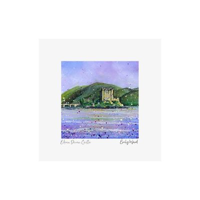 Eilean Donan Castle Square Open Edition Print Eilean Donan Castle Square Open Edition Print