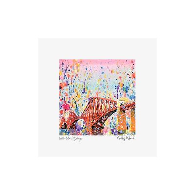 Forth Rail Bridge Square Open Edition Print Forth Rail Bridge Square Open Edition Print