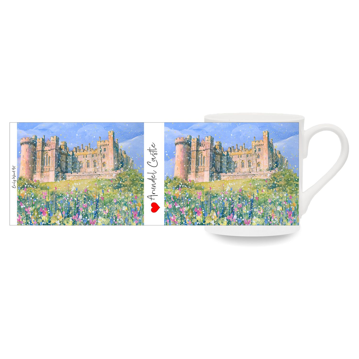 Arundel Castle Bone China Cup