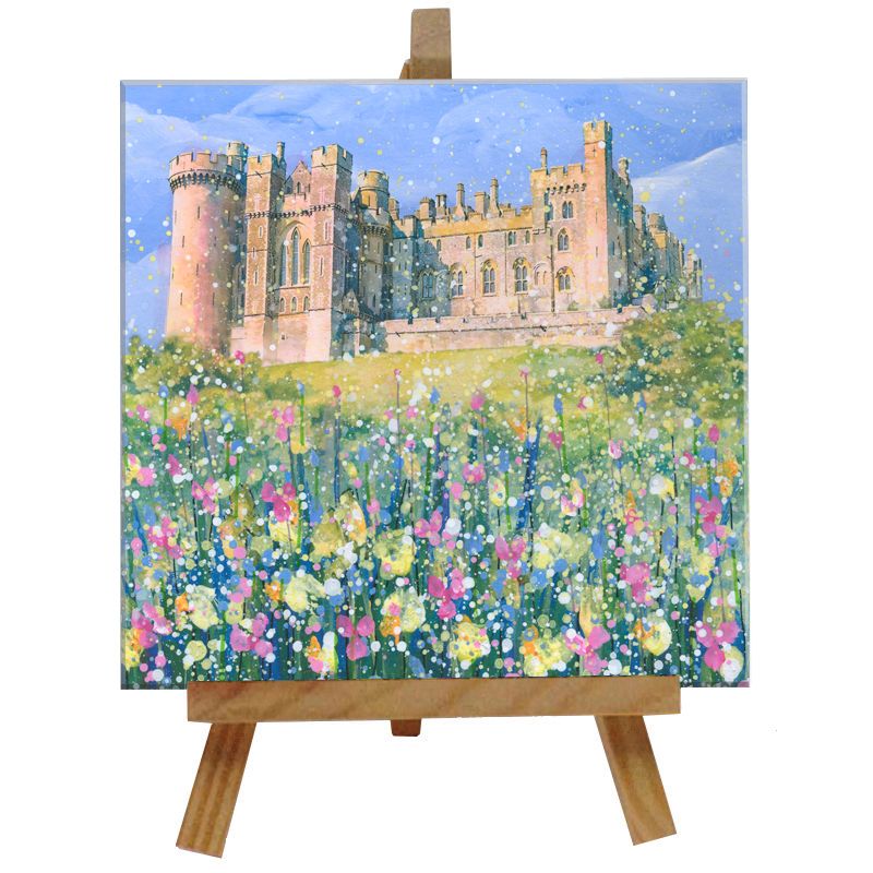 Arundel Castle Tile with Easel