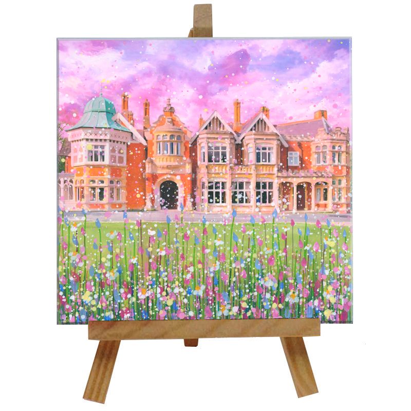 Bletchley Park Tile with Easel Bletchley Park Tile with Easel