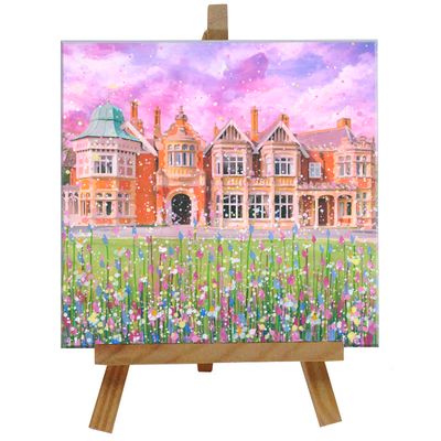 Bletchley Park Tile with Easel
