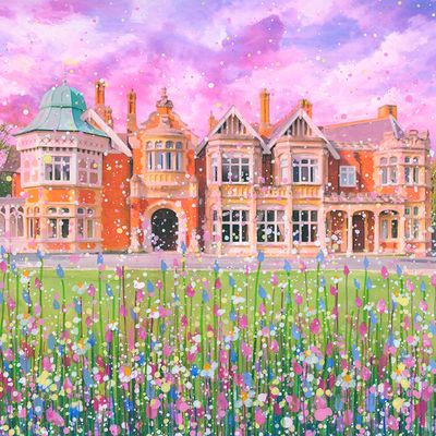 Bletchley Park Canvas Print