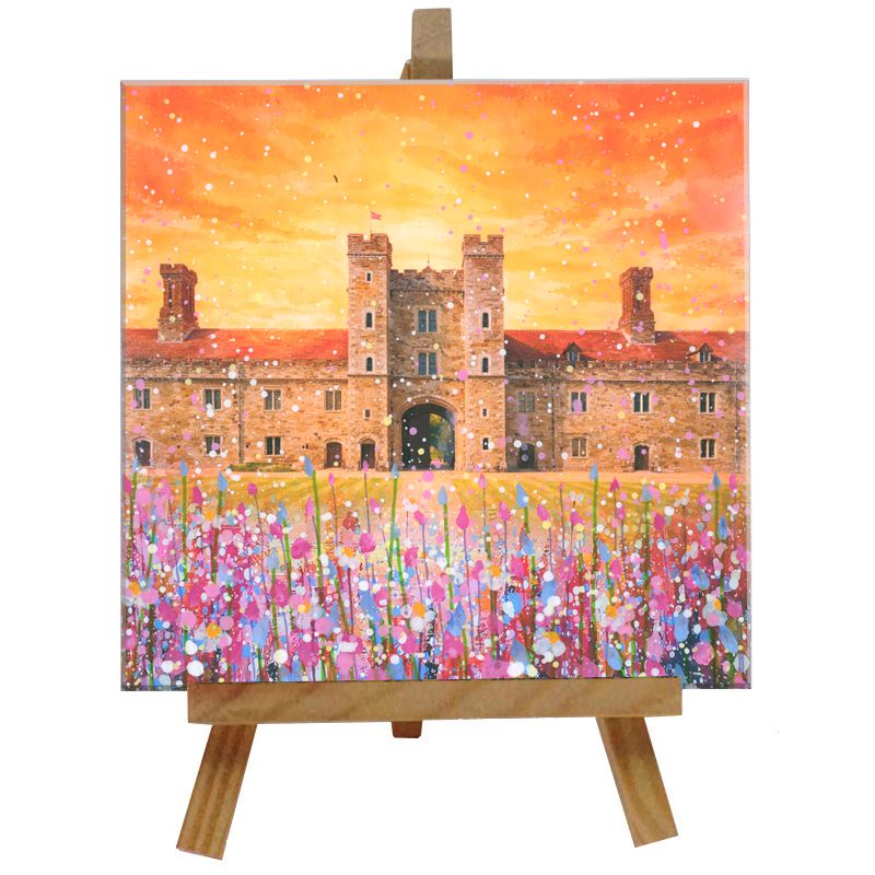 Knole House Tile with Easel Knole House Tile with Easel