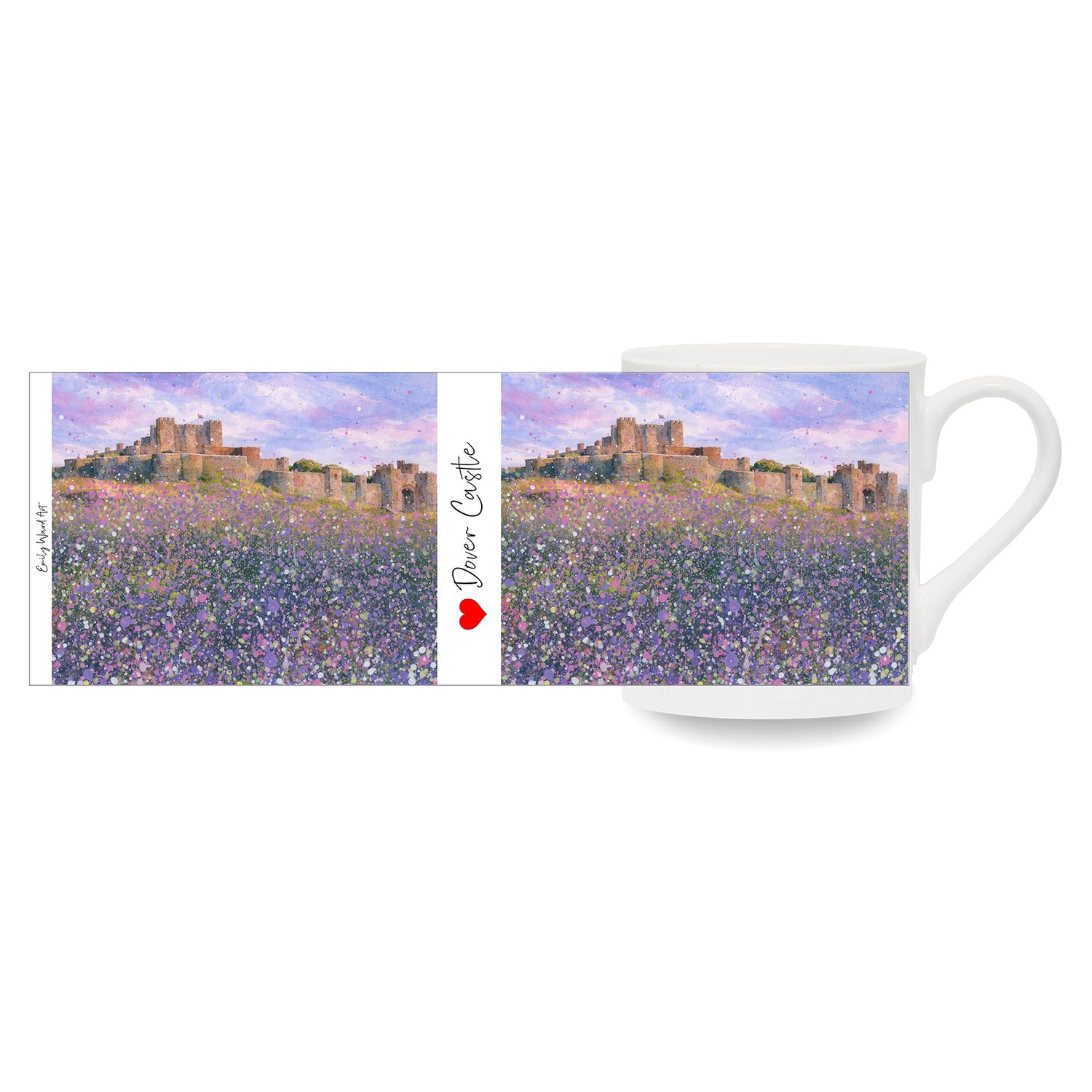 Dover Castle Bone China Cup