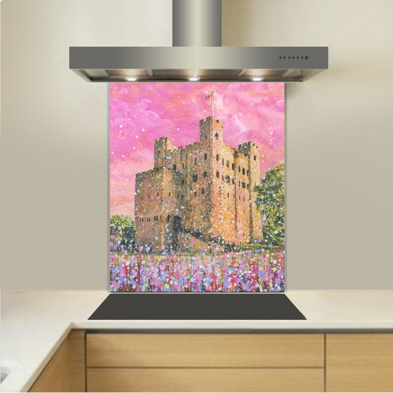 Art - Glass Kitchen Splashback - Rochester Castle Art - Glass Kitchen Splashback - Rochester Castle