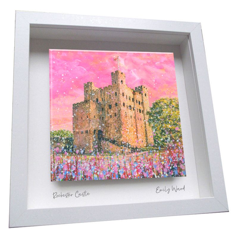 Rochester Castle Framed Ceramic Tile