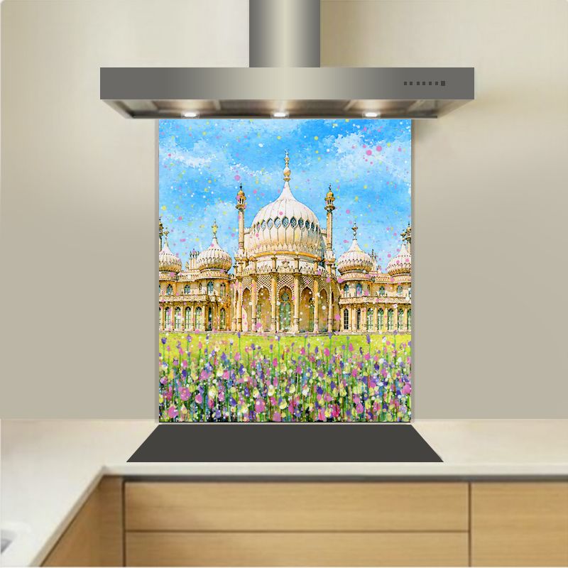 Art - Glass Kitchen Splashback - Royal Pavilion, Brighton Art - Glass Kitchen Splashback - Royal Pavilion, Brighton