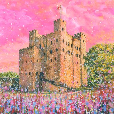 Rochester Castle Canvas Print Rochester Castle Canvas Print