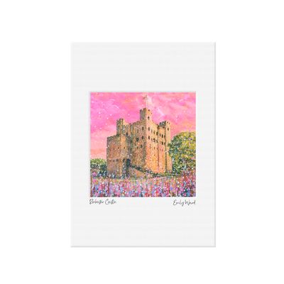 Rochester Castle Open Edition Print A4 Rochester Castle Open Edition Print A4