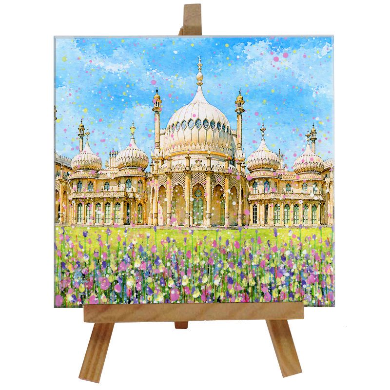 Royal Pavilion, Brighton Tile with Easel