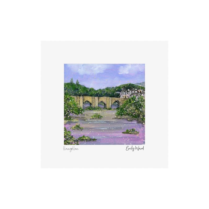 Llangollen Square Open Edition Print Llangollen Square Open Edition Print