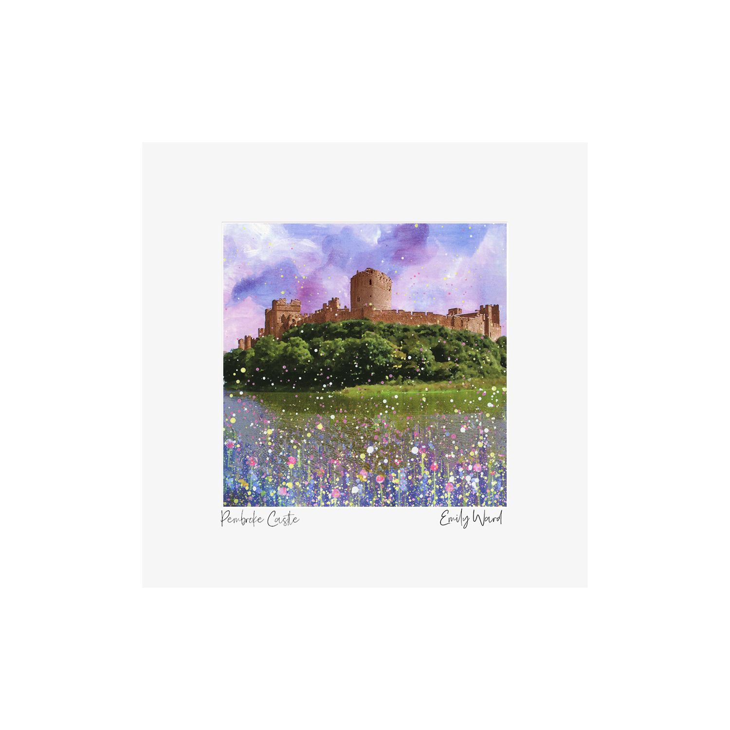 Pembroke Castle Square Open Edition Print