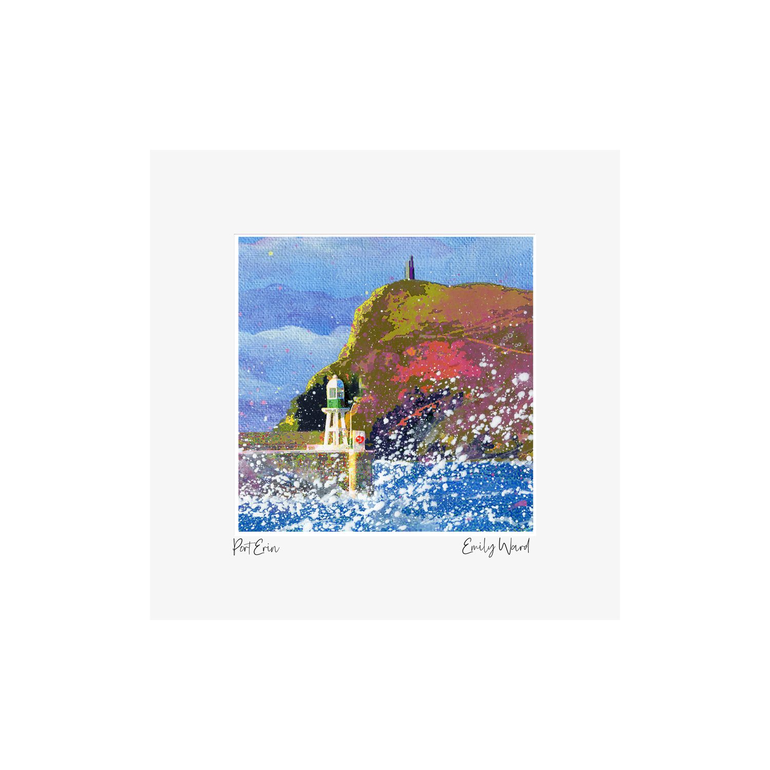 Port Erin Square Open Edition Print Port Erin Square Open Edition Print