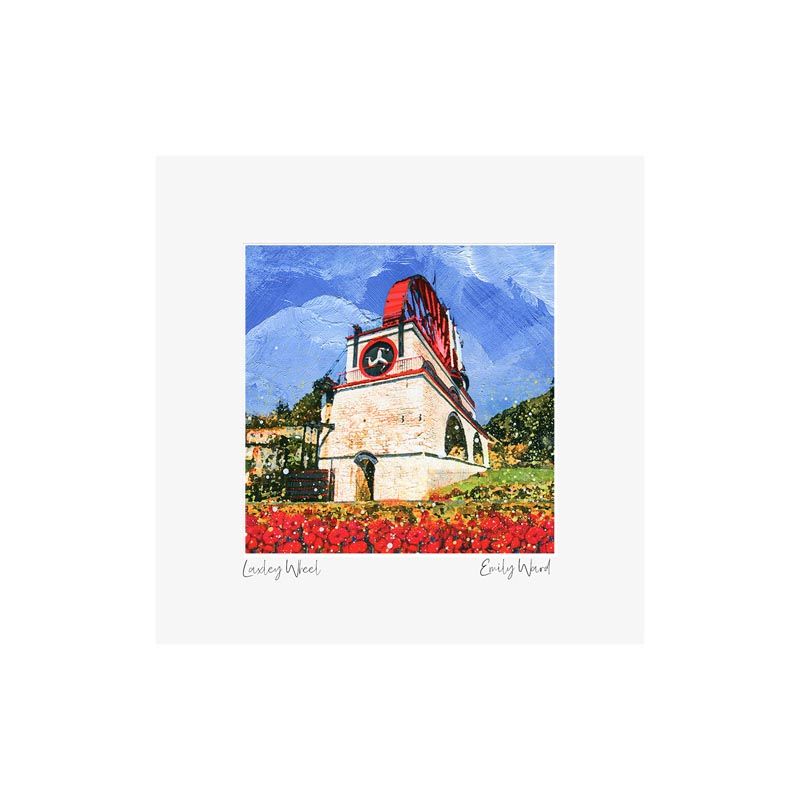 Laxey Wheel Square Open Edition Print Laxey Wheel Square Open Edition Print