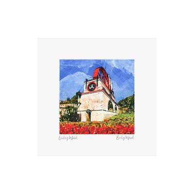 Laxey Wheel Square Open Edition Print Laxey Wheel Square Open Edition Print
