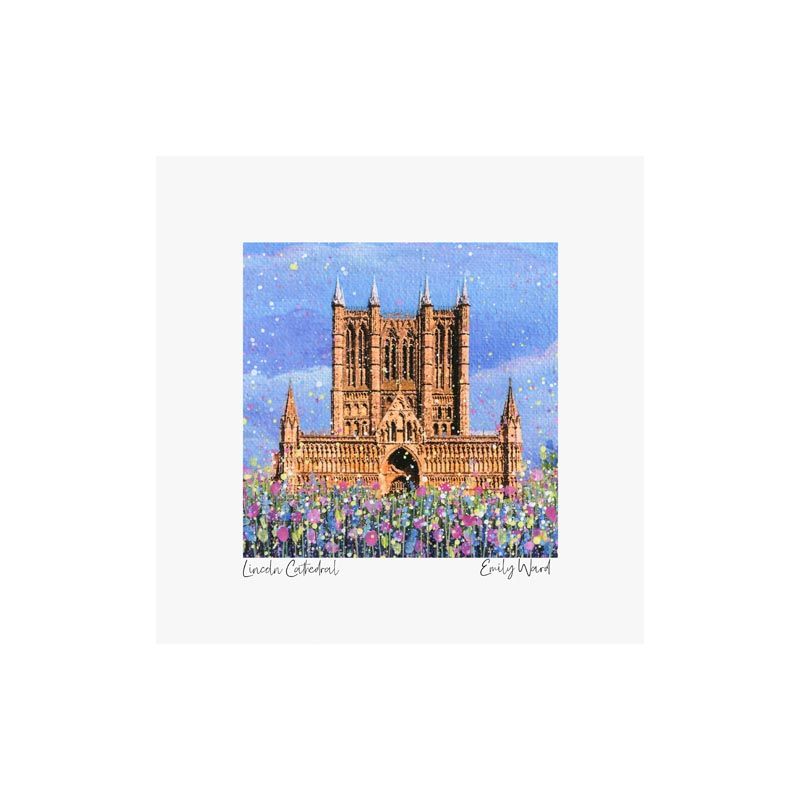 Lincoln Cathedral Square Open Edition Print Lincoln Cathedral Square Open Edition Print