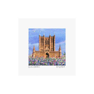 Lincoln Cathedral Square Open Edition Print Lincoln Cathedral Square Open Edition Print