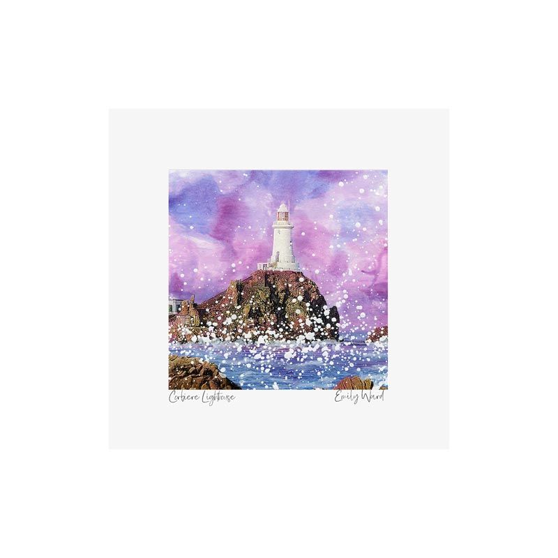 Corbiere Lighthouse Square Open Edition Print Corbiere Lighthouse Square Open Edition Print