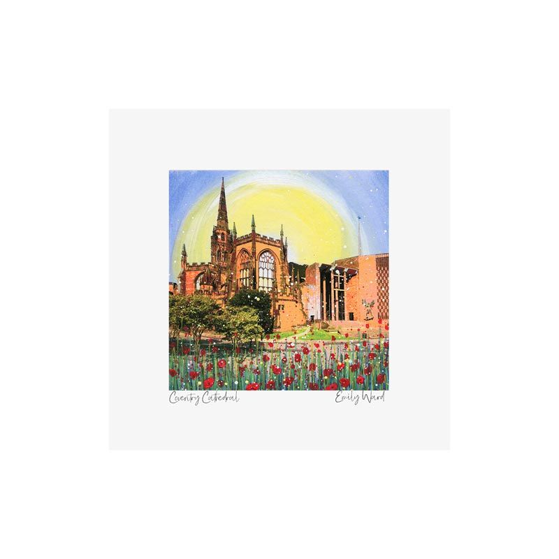 Coventry Cathedral Square Open Edition Print Coventry Cathedral Square Open Edition Print