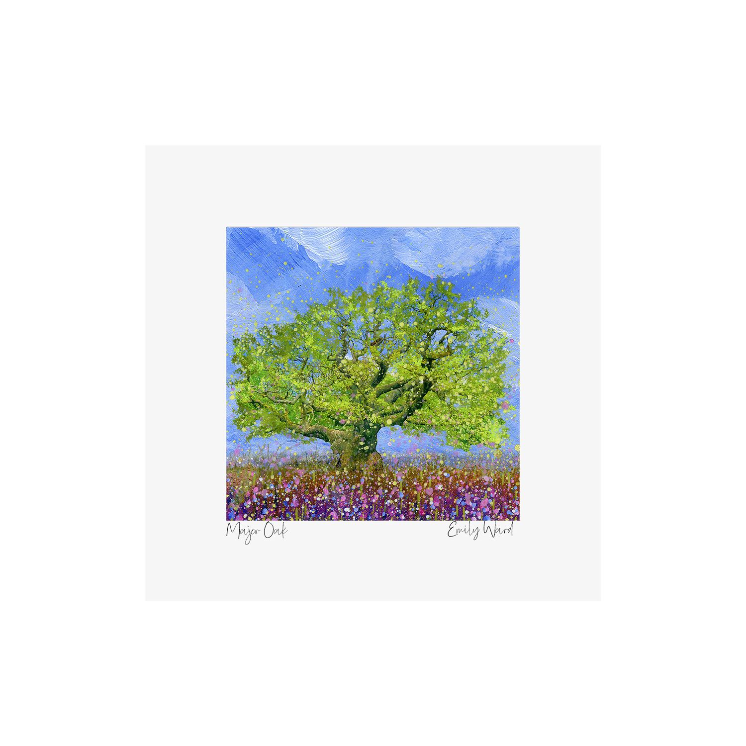 Major Oak, Sherwood Forrest Square Open Edition Print Major Oak, Sherwood Forrest Square Open Edition Print