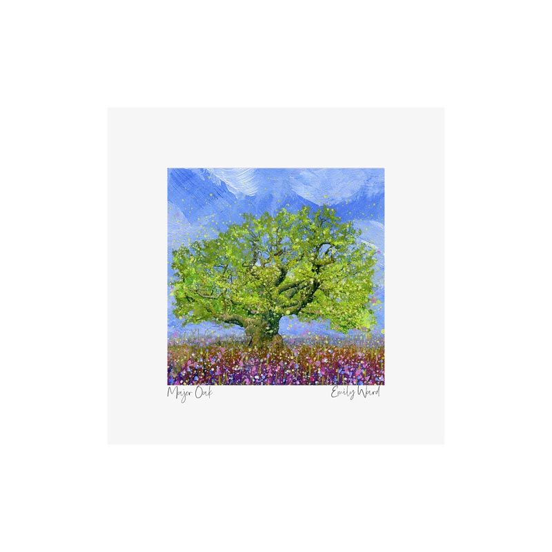 Major Oak, Sherwood Forrest Square Open Edition Print Major Oak, Sherwood Forrest Square Open Edition Print