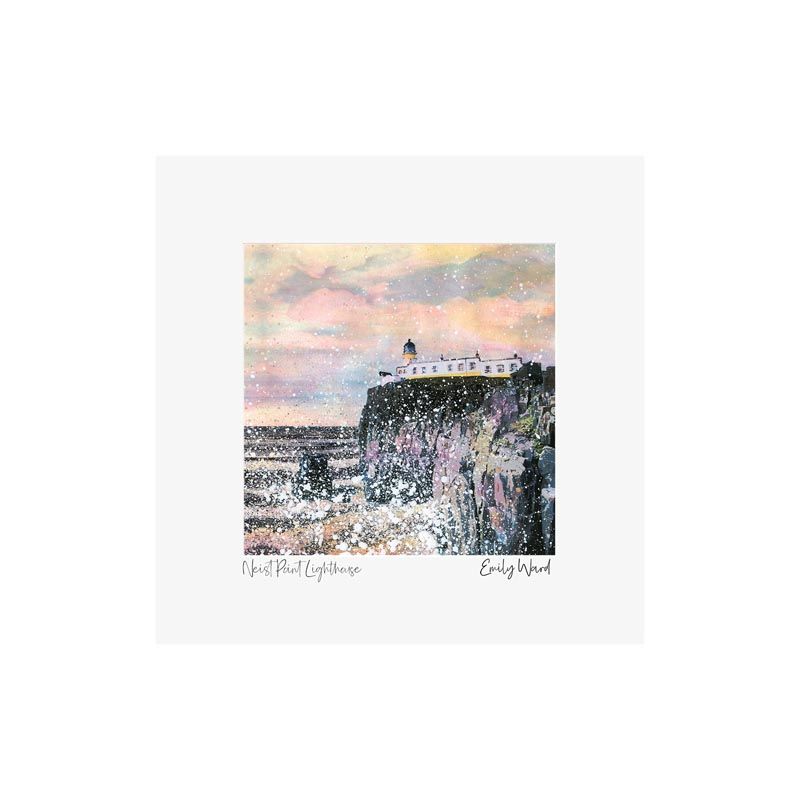 Neist Point Lighthouse Square Open Edition Print Neist Point Lighthouse Square Open Edition Print
