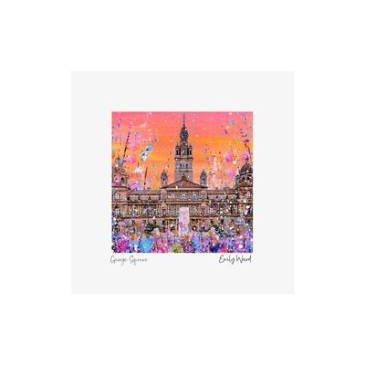 George Square Square Open Edition Print George Square Square Open Edition Print