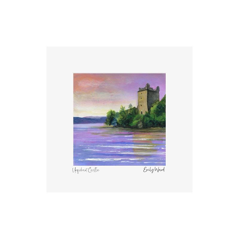 Urquhart Castle Square Open Edition Print Urquhart Castle Square Open Edition Print