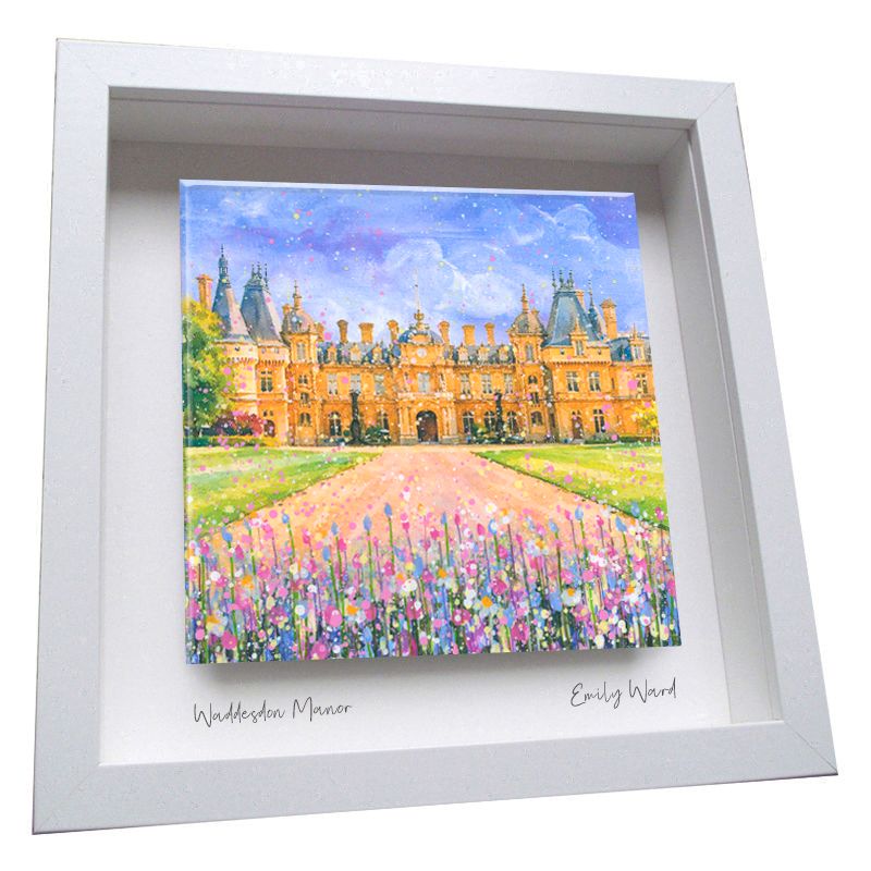 Waddesdon Manor Framed Ceramic Tile Waddesdon Manor Framed Ceramic Tile
