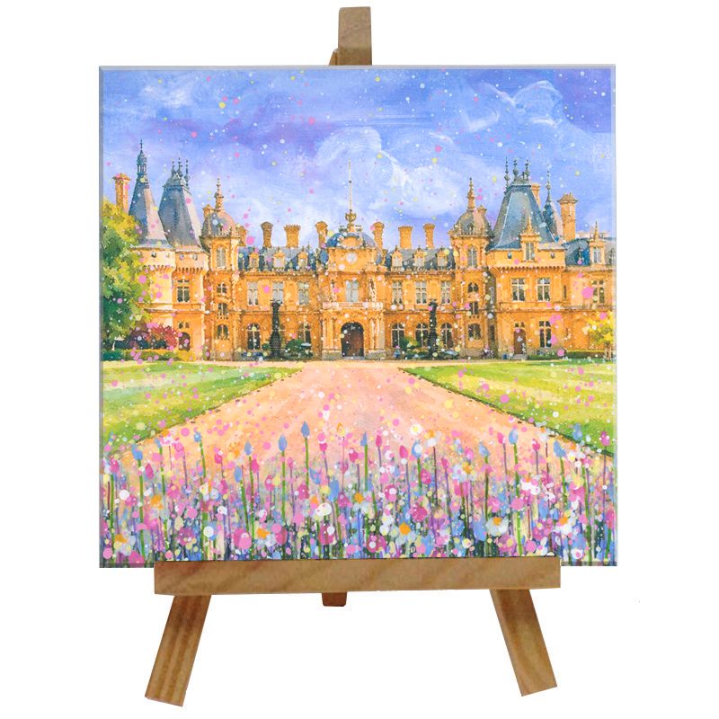 Waddesdon Manor Tile with Easel Waddesdon Manor Tile with Easel