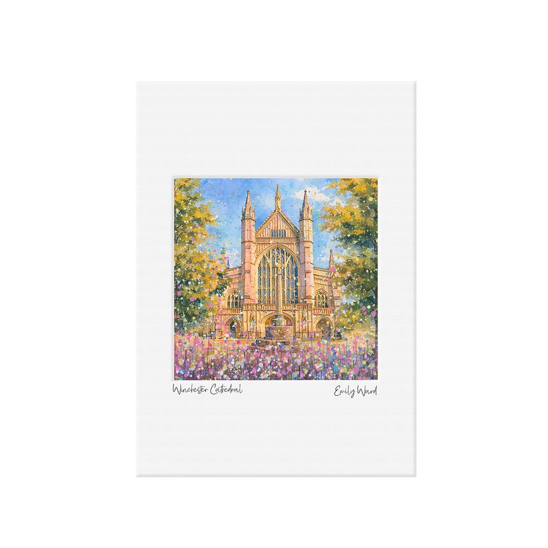 Winchester Cathedral Open Edition Print A4