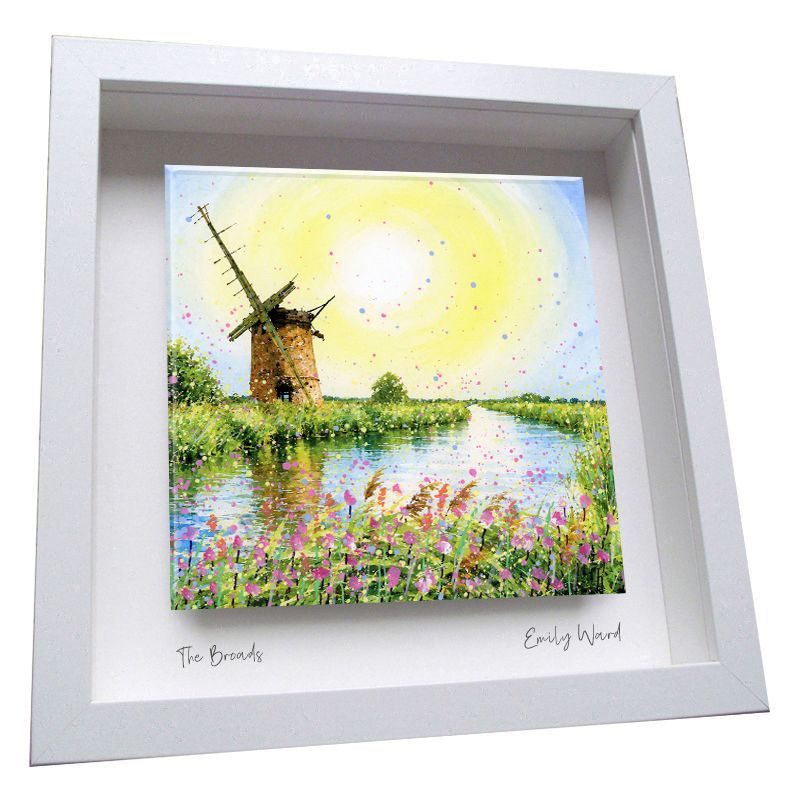 Broads National Park Framed Ceramic Tile