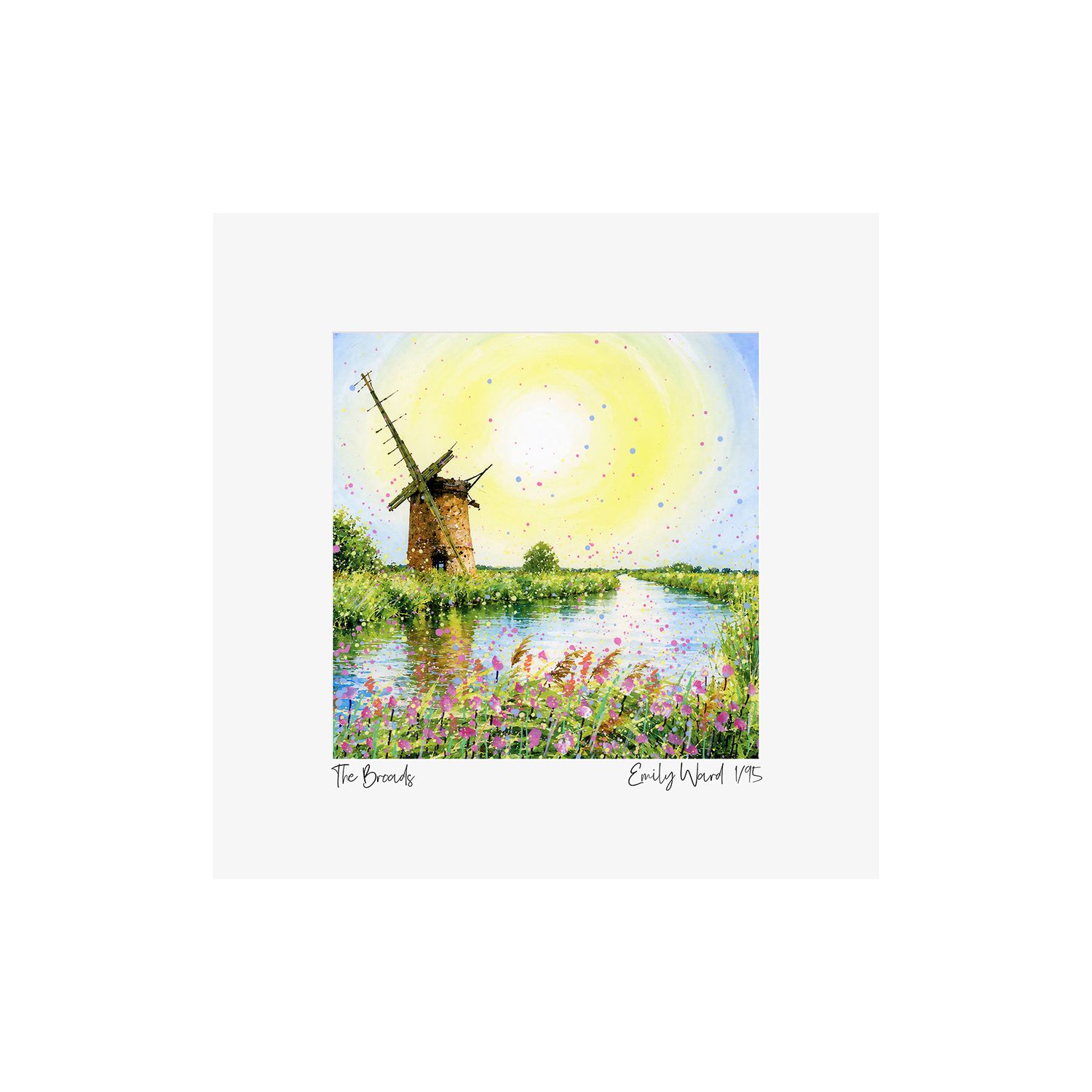 Broads National Park Square Open Edition Print