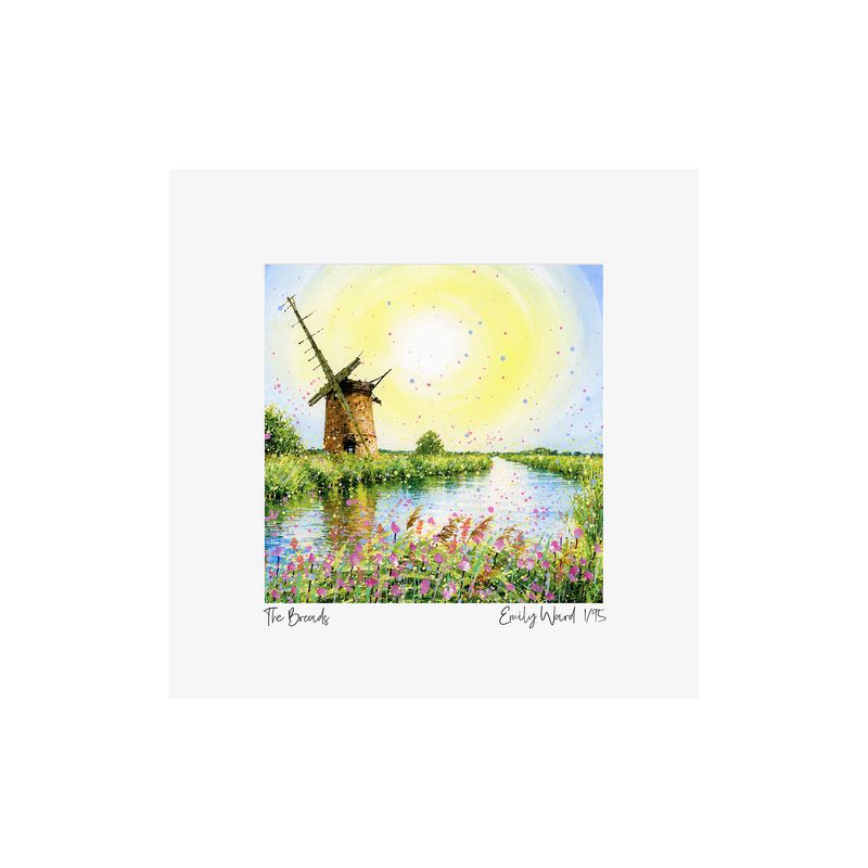 Broads National Park Square Open Edition Print