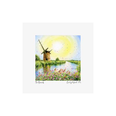 Broads National Park Square Open Edition Print Broads National Park Square Open Edition Print