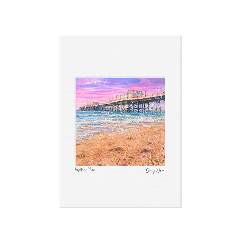 Worthing Pier Open Edition Print A4 Worthing Pier Open Edition Print A4