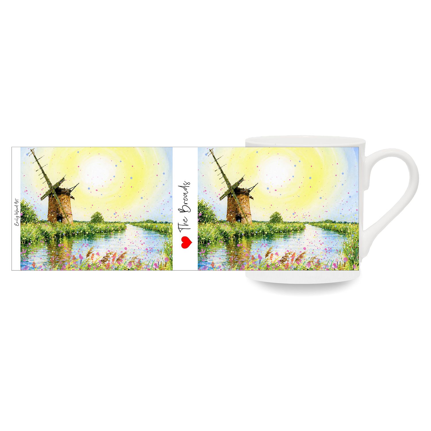 Broads National Park Bone China Cup Broads National Park Bone China Cup