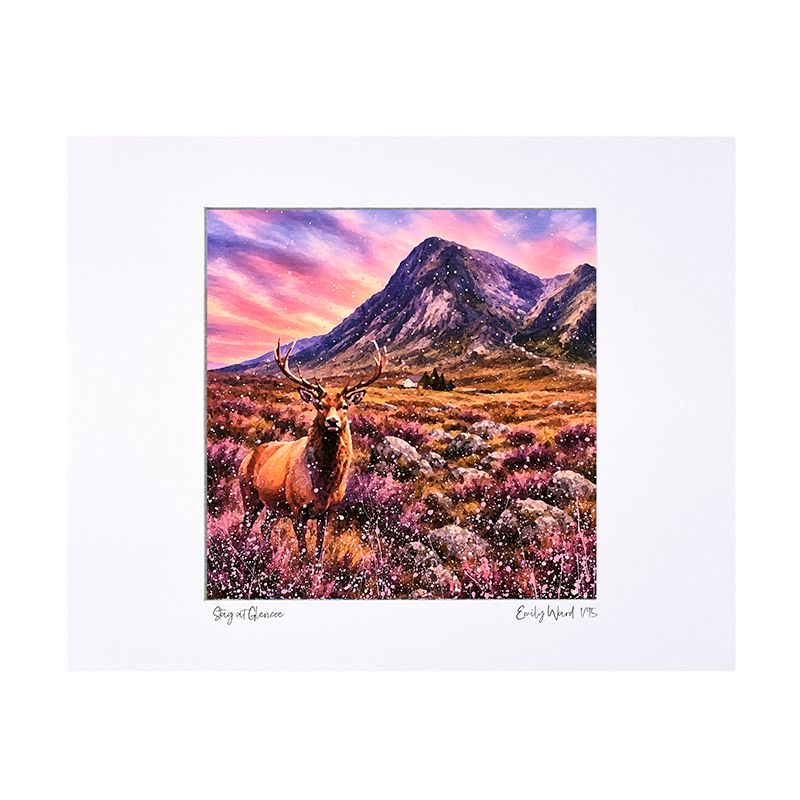 Stag at Glencoe Limited Edition Print