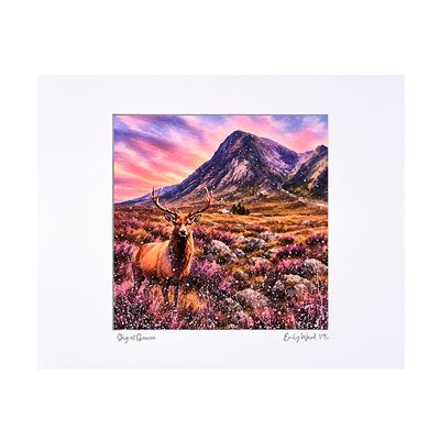 Stag at Glencoe Limited Edition Print Stag at Glencoe Limited Edition Print