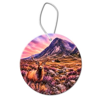 Stag at Glencoe Pendant Decoration Stag at Glencoe Pendant Decoration