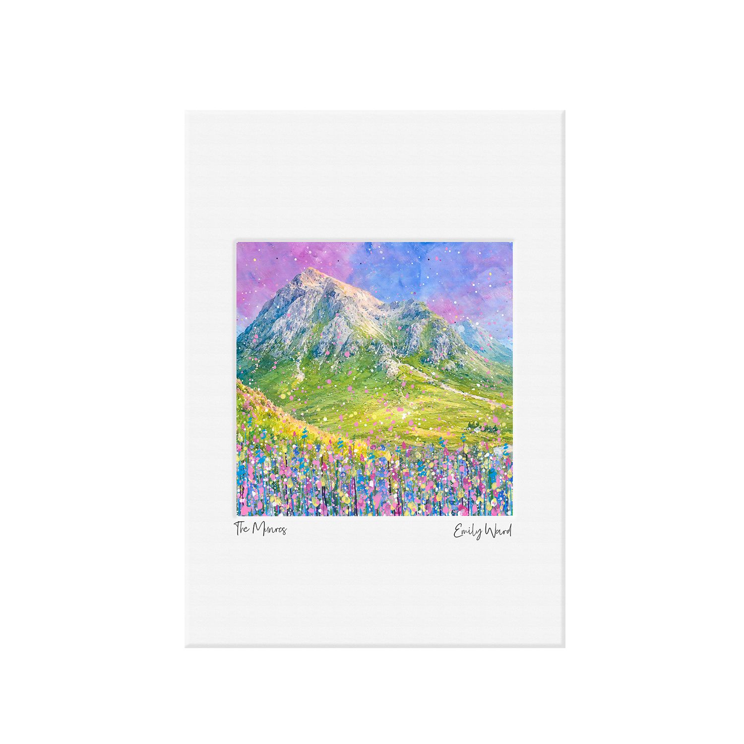 Munros Open Edition Print A4 Munros Open Edition Print A4