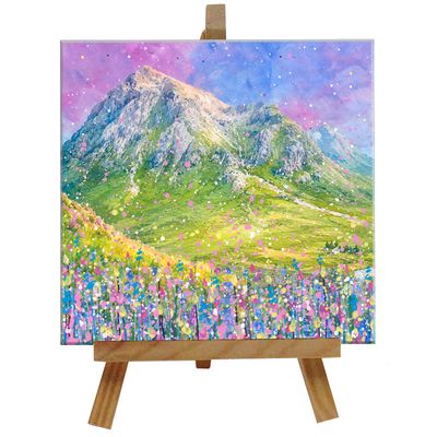 Munros Tile with Easel Munros Tile with Easel
