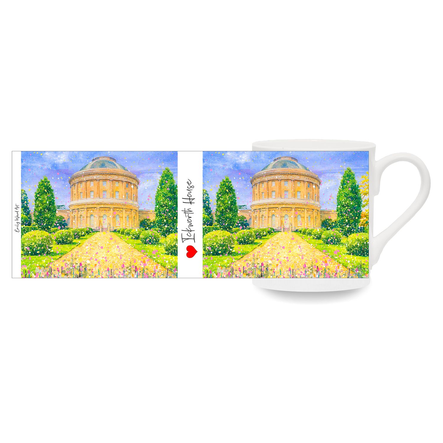 Ickworth House Bone China Cup