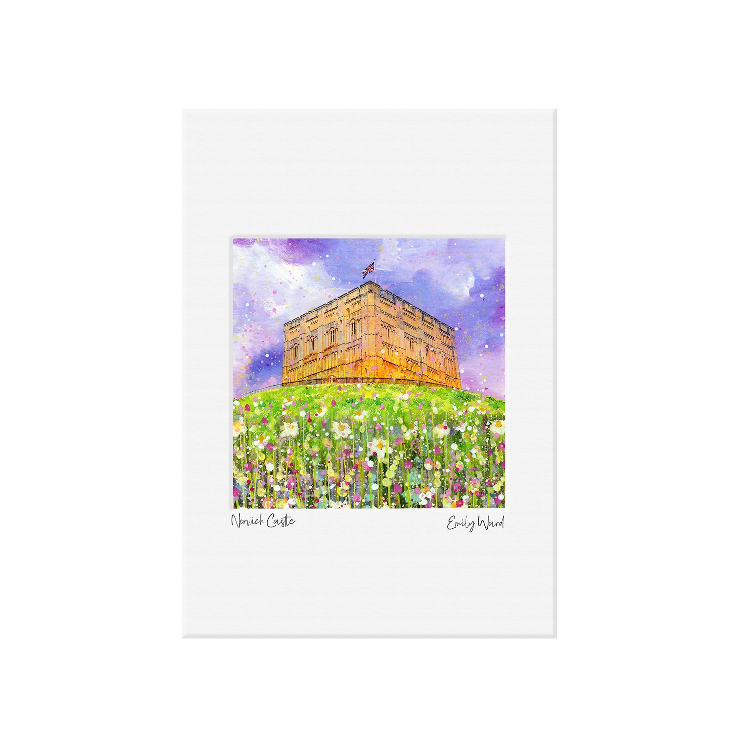 Norwich Castle Open Edition Print A4 Norwich Castle Open Edition Print A4