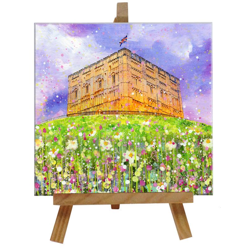 Norwich Castle Tile with Easel