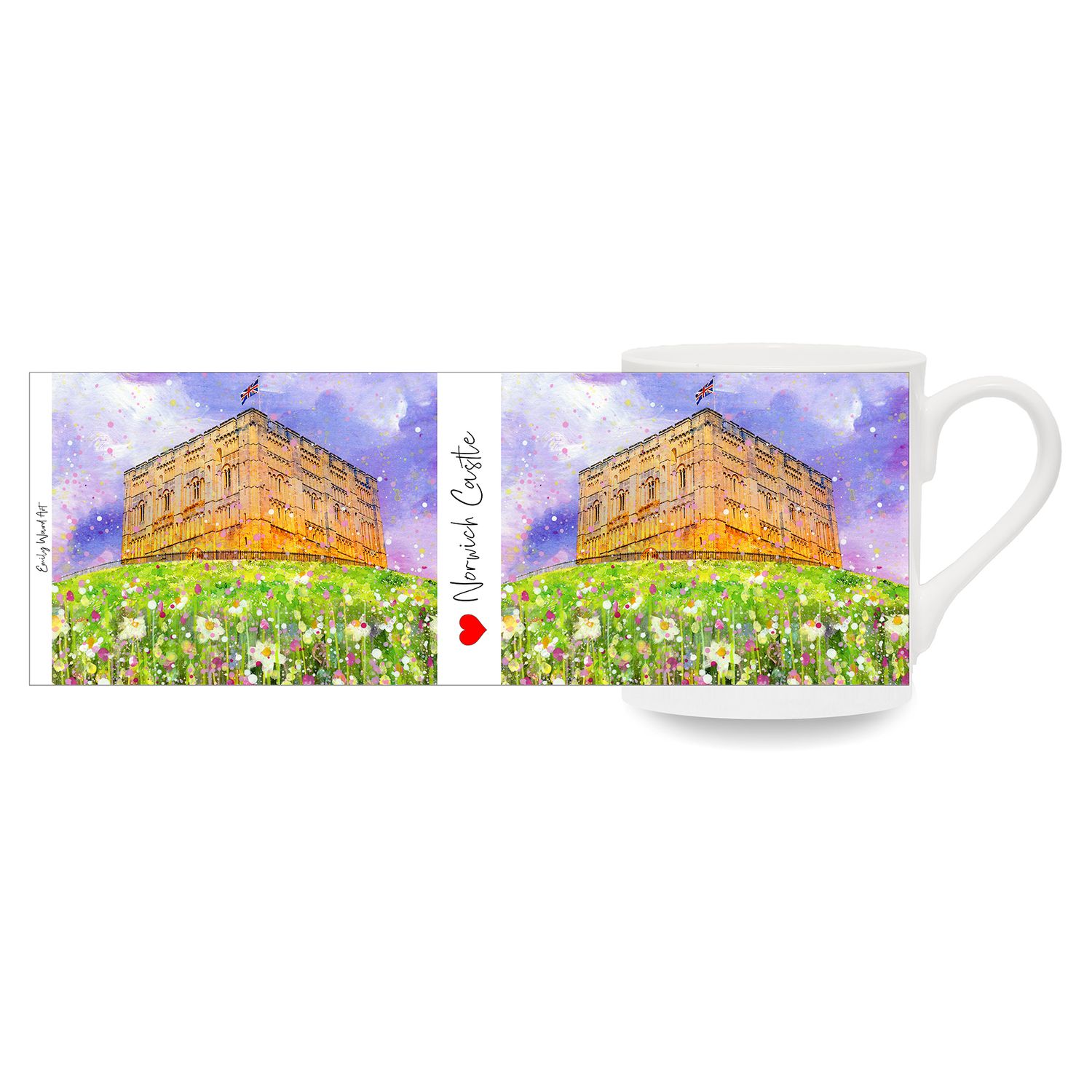 Norwich Castle Bone China Cup Norwich Castle Bone China Cup