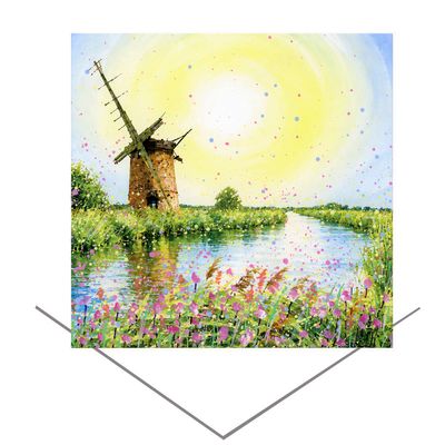 Broads National Park Greeting Card Broads National Park Greeting Card